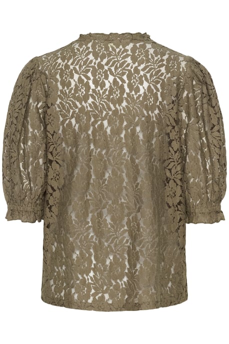 Blouse met korte mouwen CRKaspis A-shape khaki - Image 5