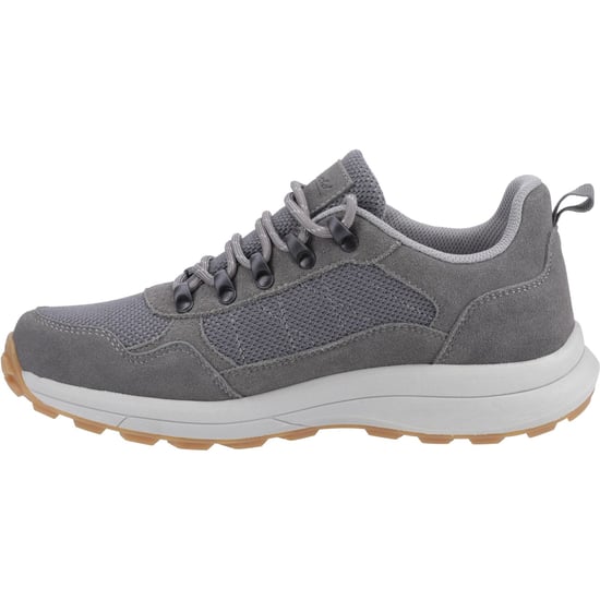 Cotswold Elmfield Suede Mesh Heren Grijze Sneakers - Image 4