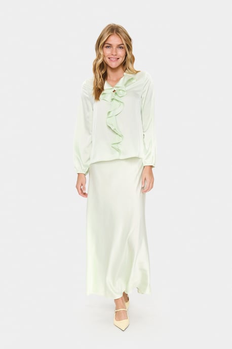 Blouse met lange mouwen LodisaSZ Regular fit pale green - Image 1