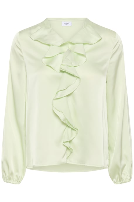 Blouse met lange mouwen LodisaSZ Regular fit pale green - Image 4