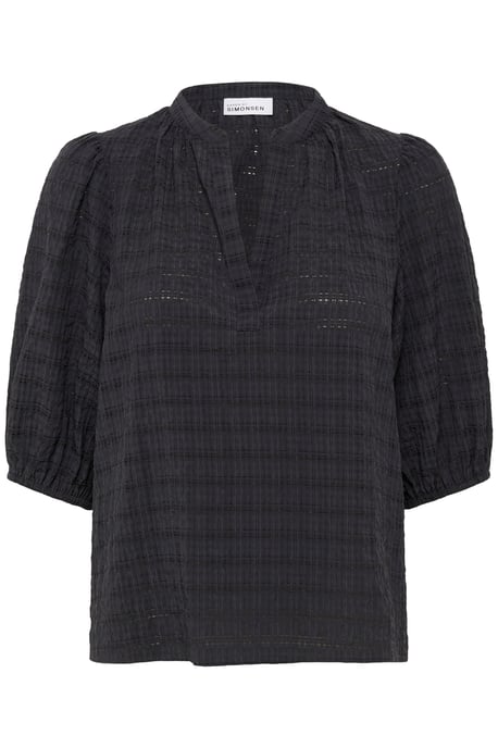 Blouse met korte mouwen KBAyo Classic fit white green - Image 4