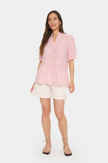 Blouse met korte mouwen GeleksaSZ Regular fit rose - Image 1