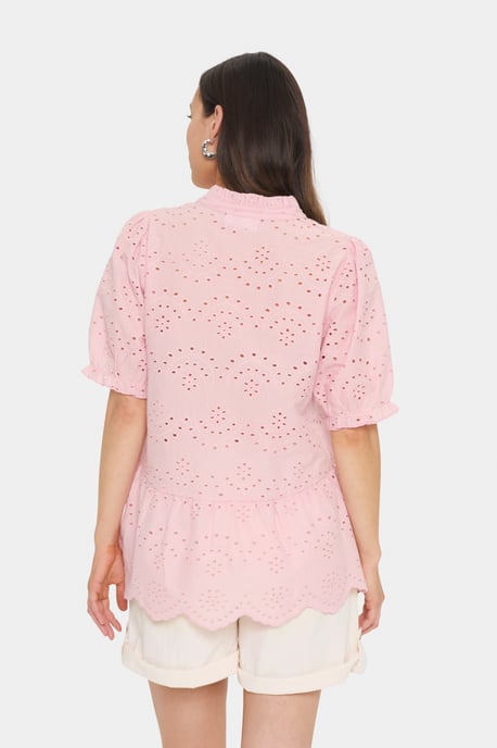 Blouse met korte mouwen GeleksaSZ Regular fit rose - Image 3