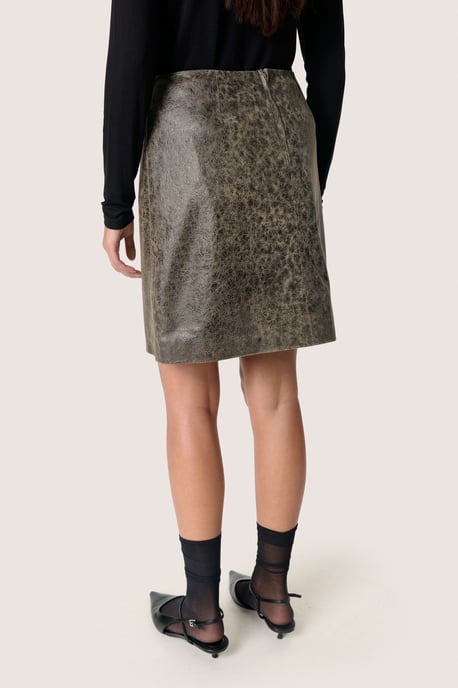 Leren rok SLIsabeau A-shape black - Image 4