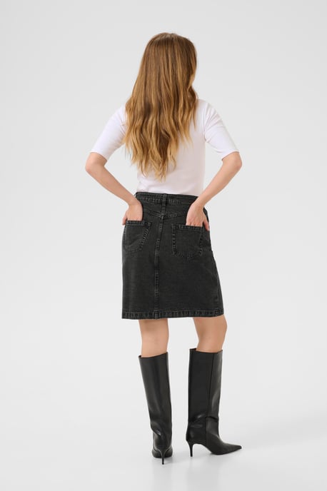 Denim rok KAcarly A-shape black - Image 2