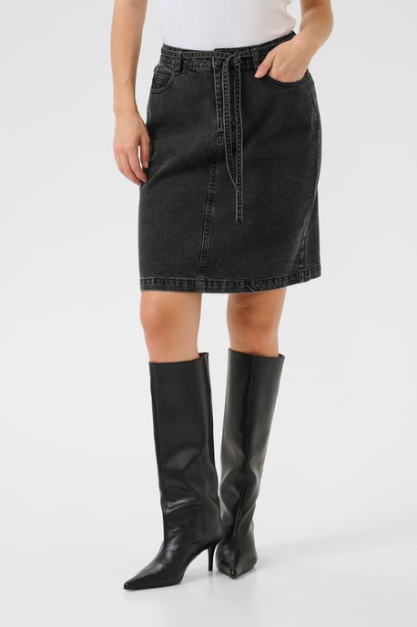 Denim rok KAcarly A-shape black - Image 3