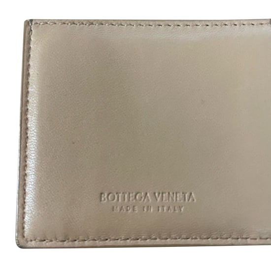 Bottega Veneta Intrecciato Kaartenhouder in Beige Leer - Image 5