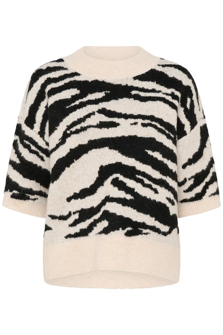 Pullover KAsandra Baggy fit black offwhite - Image 4