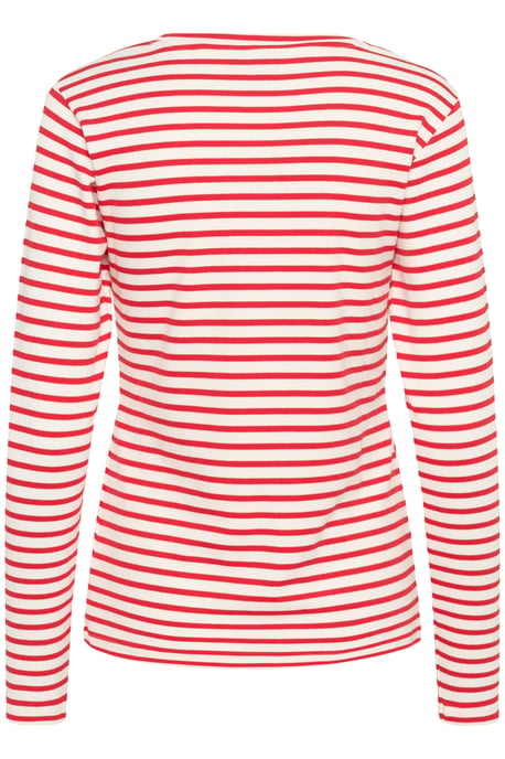 T-shirt met lange mouwen Liddy Regular fit white red - Image 5