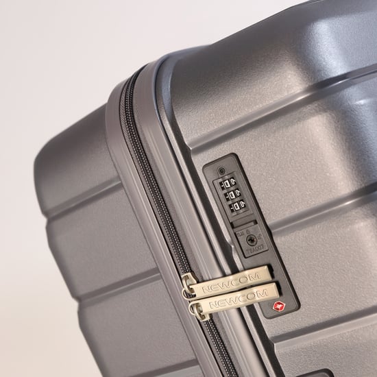Harde TSA-koffer met rookgrijze, sterke koffer voor 8 wielen, handbagage, vakantiekoffer - Image 6