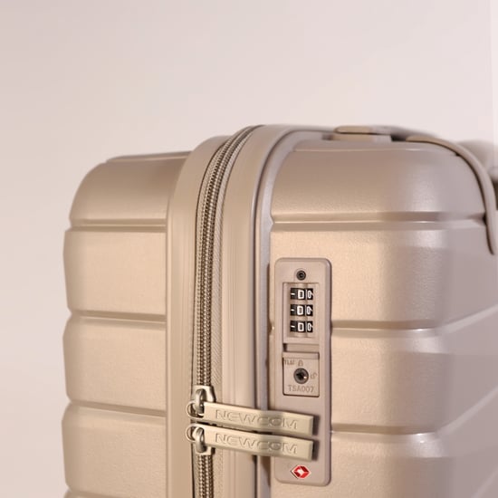 Harde schaal TSA rook champagne beige sterke koffer 8-wiel handbagage vakantie reiskoffer - Image 6