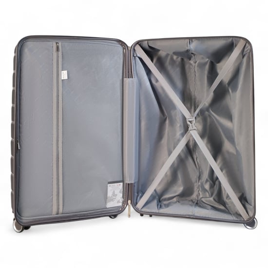 Harde TSA-koffer met rookblauwe, sterke schaal, 8-wiel handbagage, vakantiekoffer - Image 4