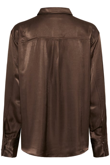 Overhemd met lang mouwen KBBlanca Feminine brown - Image 2