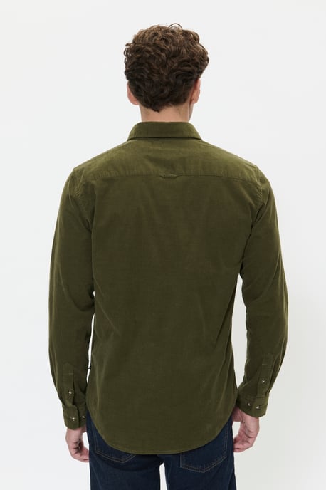 Overhemd met lang mouwen MAtrostol Regular fit khaki - Image 3
