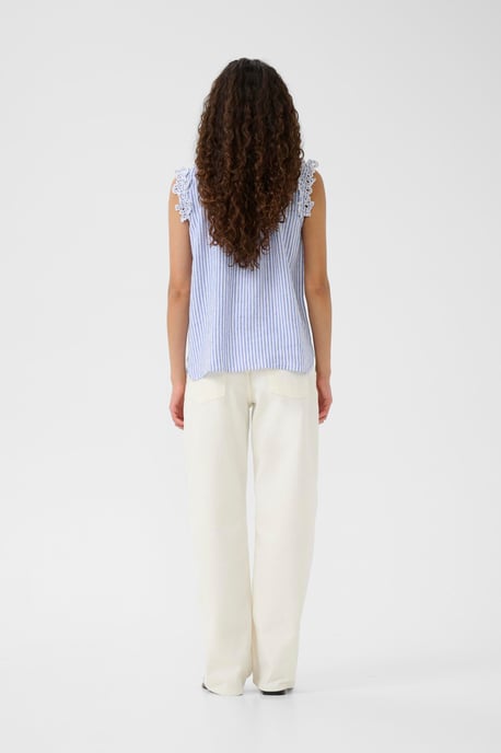 Overhemd met lang mouwen DallyIW Regular fit blue white - Image 3