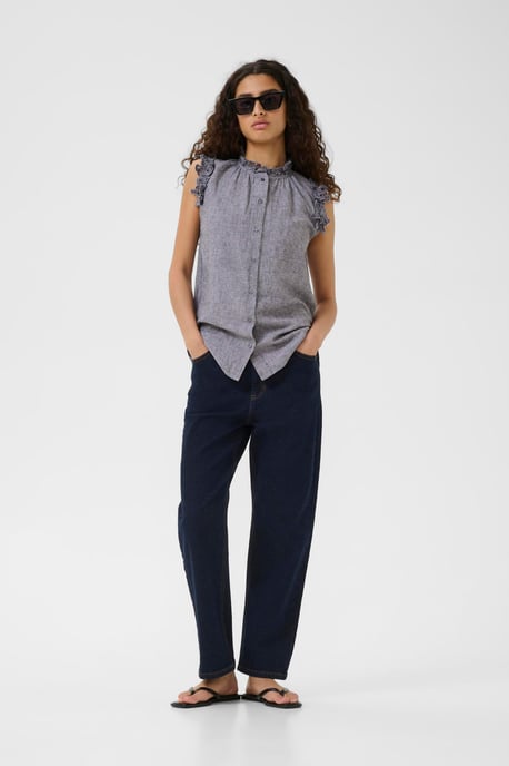 Overhemd met lang mouwen DallyIW Regular fit blue - Image 2
