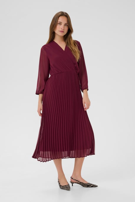 Jurk CUkila Feminine bordo - Image 3