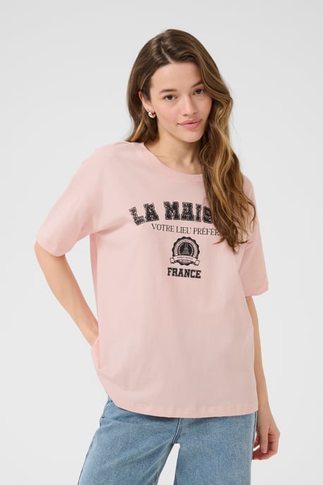 T-shirt KAwasha Loose fit pink - Image 3