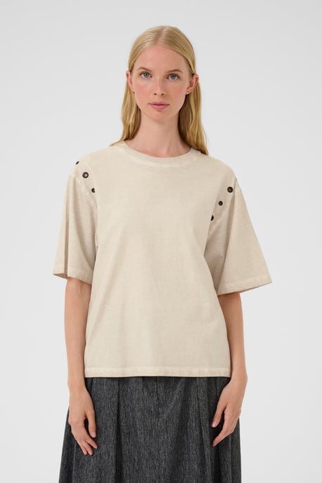 T-shirt KBBecilla Casual fit offwhite - Image 3