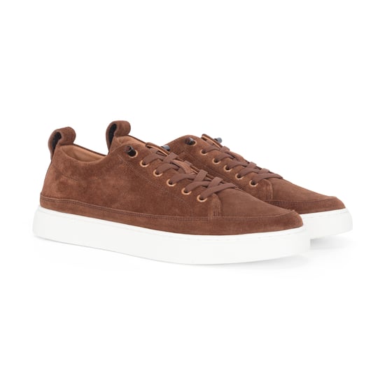 Justin Reess Heren Sneakers van bruin suède leer - Josh - Image 3