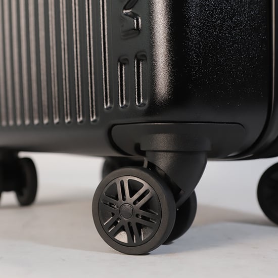Harde koffer 44 x 22 x 38 cm Zwarte TSA-veilige bagagekoffer Geschikt voor Easyjet, Ryanair - Image 5