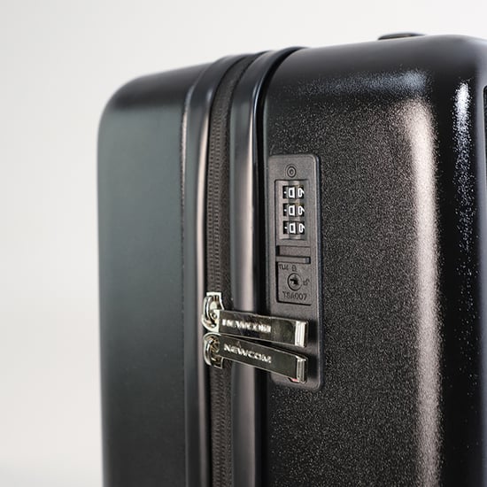 Harde koffer 44 x 22 x 38 cm Zwarte TSA-veilige bagagekoffer Geschikt voor Easyjet, Ryanair - Image 6