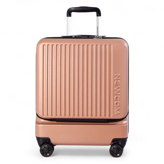 Duurzame EasyJet Ryanair 39 x 26 x 51,5 cm roze voorkoffer met open cabine - Image 1