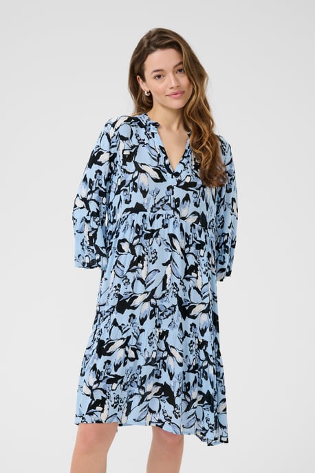 Jurk KAhera A-shape blue multi - Image 3