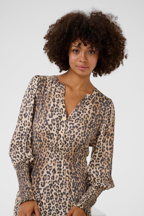Jurk CUdana Relaxed fit leopard - Image 3