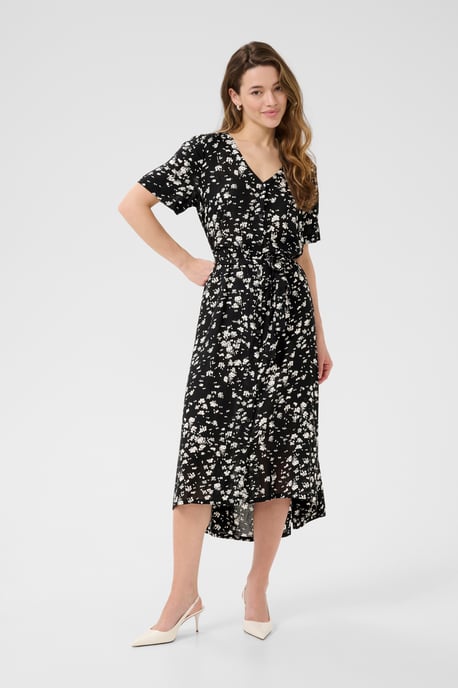 Jurk KAbeathe A-shape black white - Image 1