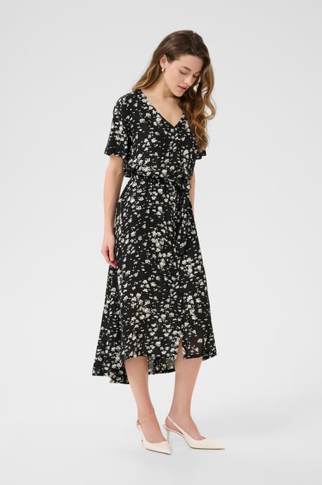 Jurk KAbeathe A-shape black white - Image 2