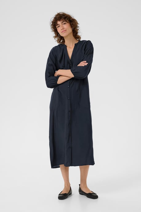 Jurk SayokoPW Regular fit navy - Image 1