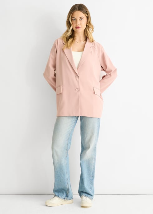 Blush Oversized Getailleerde Blazer - Image 1