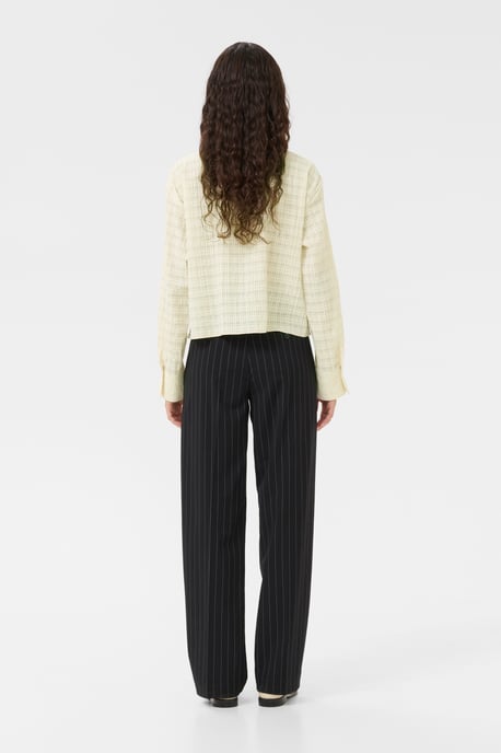 Overhemd met lang mouwen KBAyo Baggy fit cream - Image 2