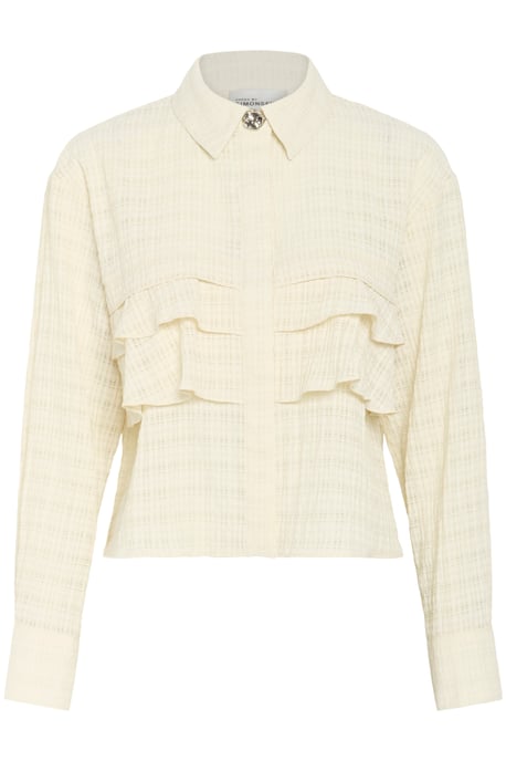 Overhemd met lang mouwen KBAyo Baggy fit cream - Image 4