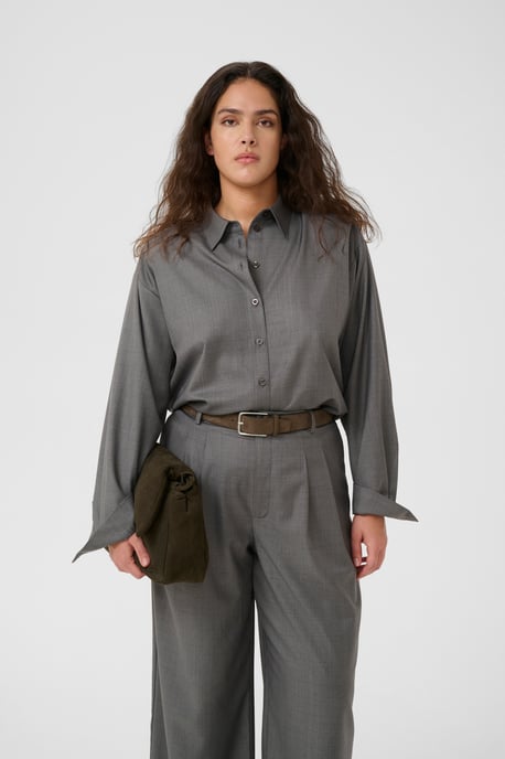 Overhemd met lang mouwen GZeffy Loose fit dark grey - Image 3