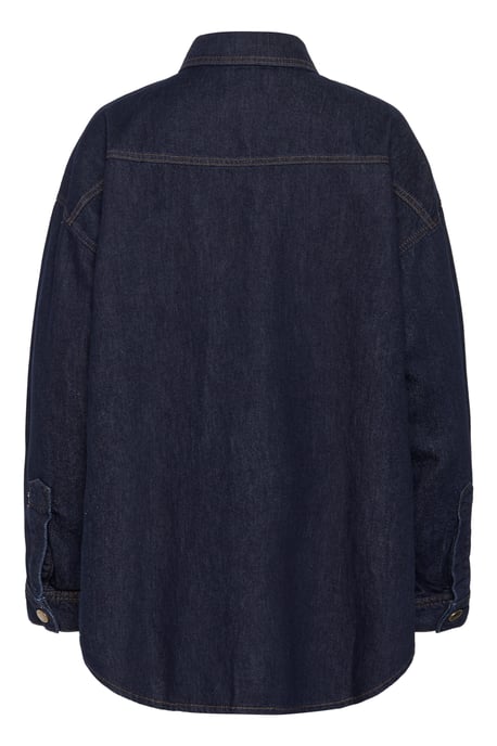 Shirt met lange mouwen MaloMW Box fit dark blue - Image 5