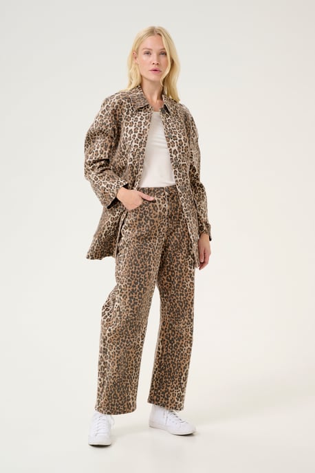 Casual broek CUaliena Relaxed fit leopard - Image 2