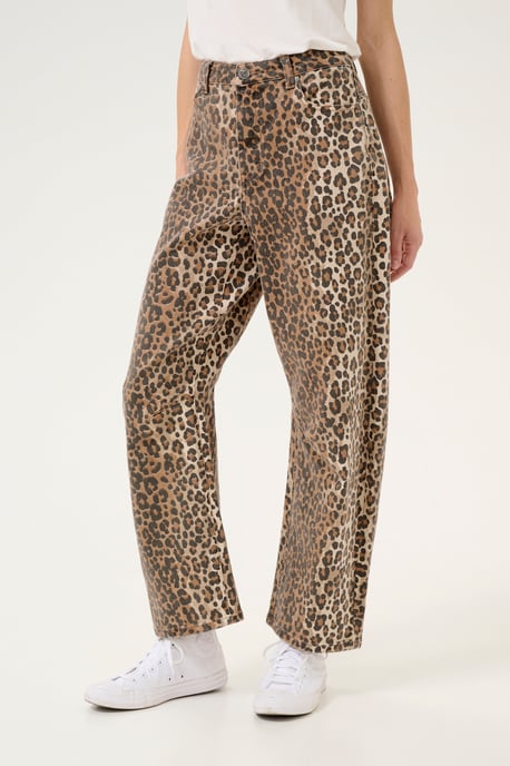 Casual broek CUaliena Relaxed fit leopard - Image 4