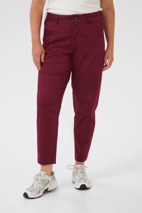 Casual broek KCleana Regular fit bordo - Image 3
