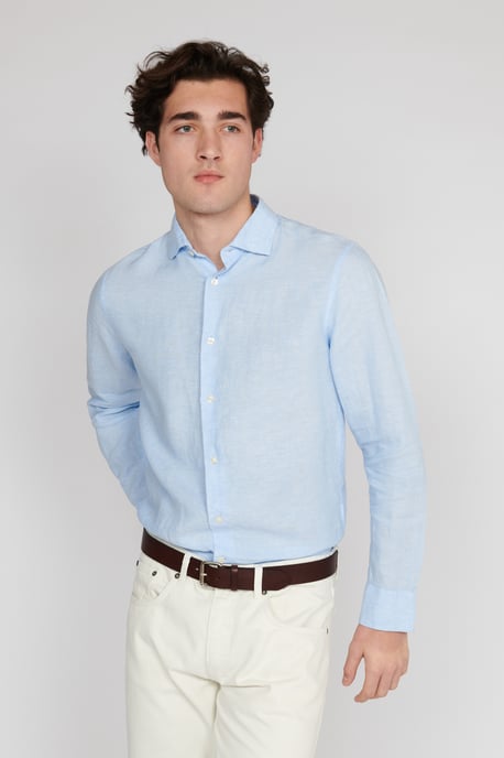 Overhemd met lang mouwen MAmarc Regular fit blue - Image 3