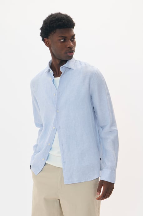 Overhemd met lang mouwen MAmarc Regular fit blue - Image 4