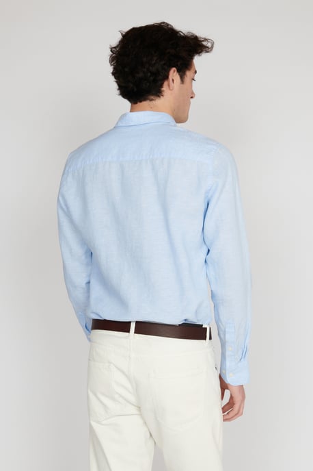 Overhemd met lang mouwen MAmarc Regular fit blue - Image 5