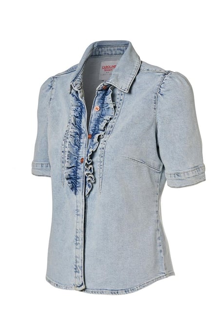 Caroline Tensen Brighton Denim Blouse Licht Blauw - Image 4