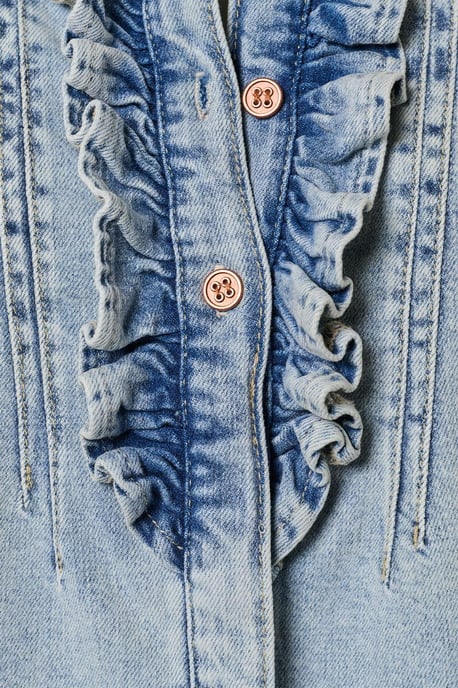 Caroline Tensen Brighton Denim Blouse Licht Blauw - Image 6