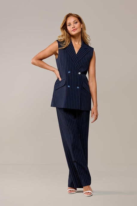 Chloe Gilet Navy / Off White - Image 2
