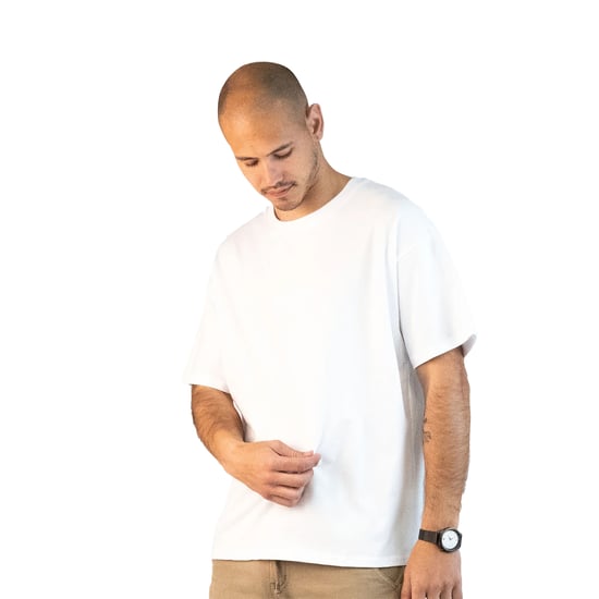 Herenoversized T-shirt met korte mouwen 3900 - Image 2