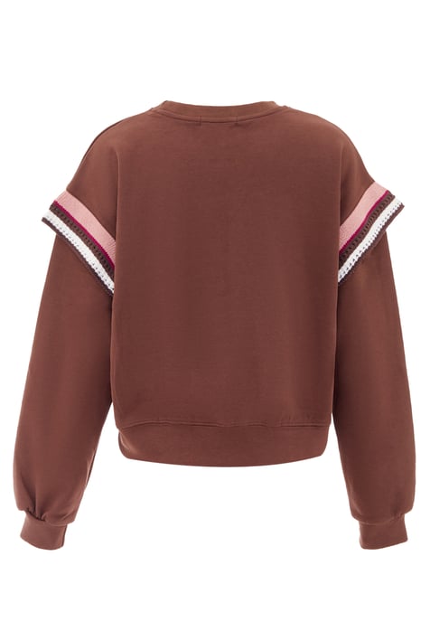 Mymo Sweatshirt vrouwen koffie - Image 2