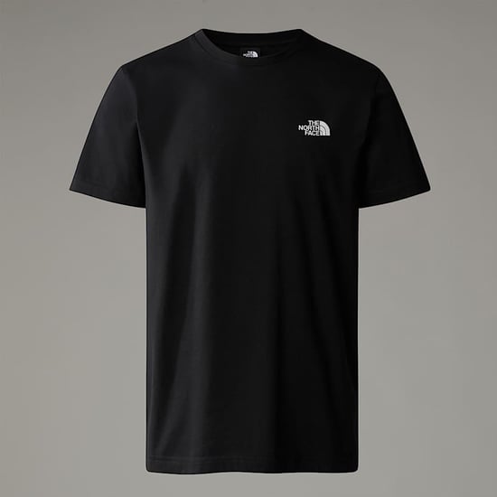 2-pack The North Face Simple Dome T-shirts voor Heren in Zwart/Wit - Image 2