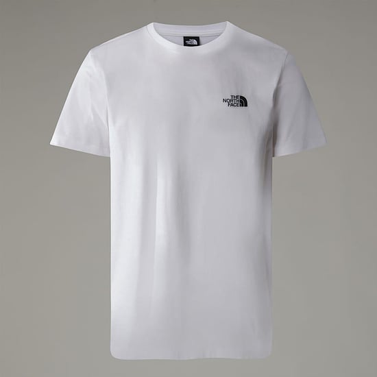 2-pack The North Face Simple Dome T-shirts voor Heren in Zwart/Wit - Image 3